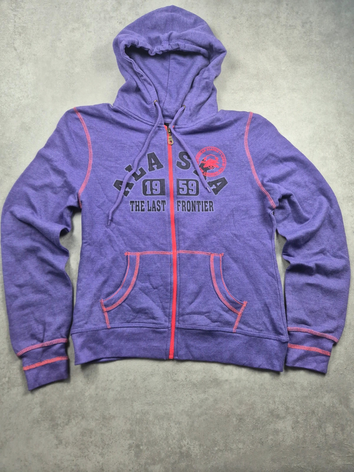Veste zippée à capuche Prairie mountain Violet taille XL