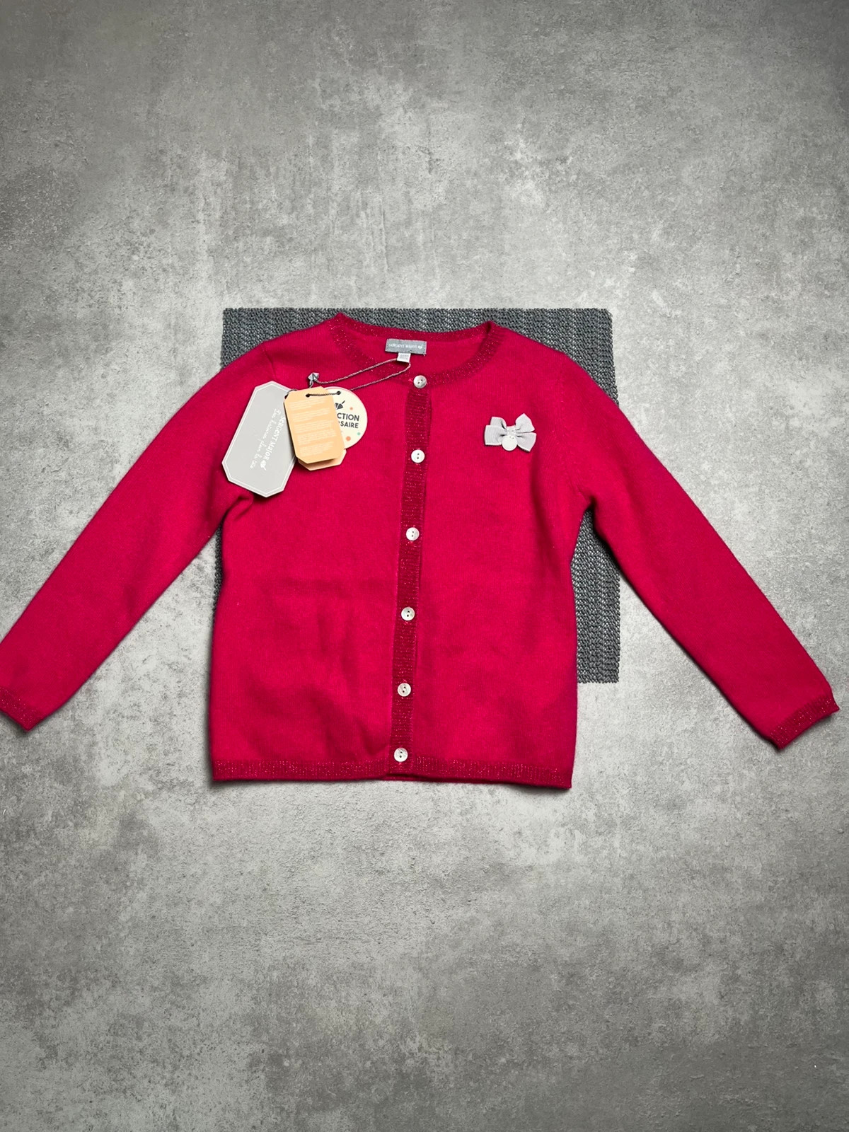 Gilet rose sergent major taille 2 ans