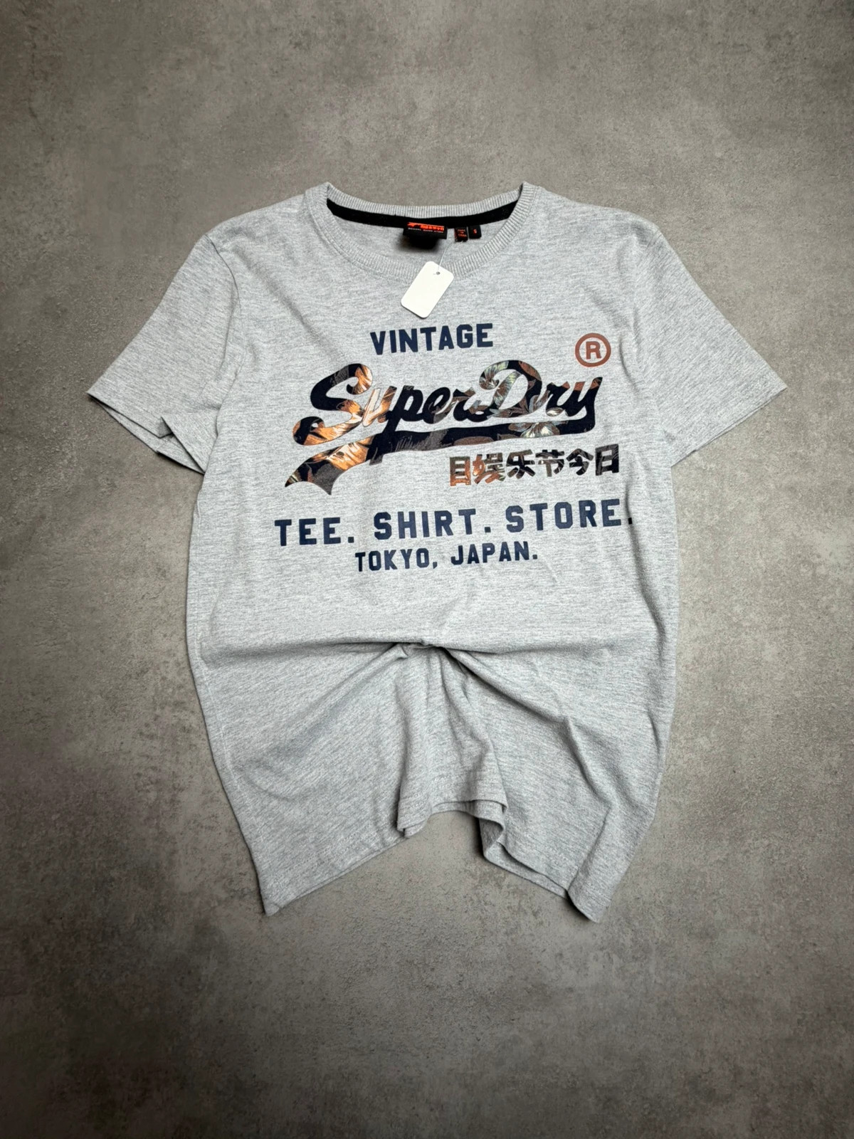 Tee-shirt Super dry Gris taille S