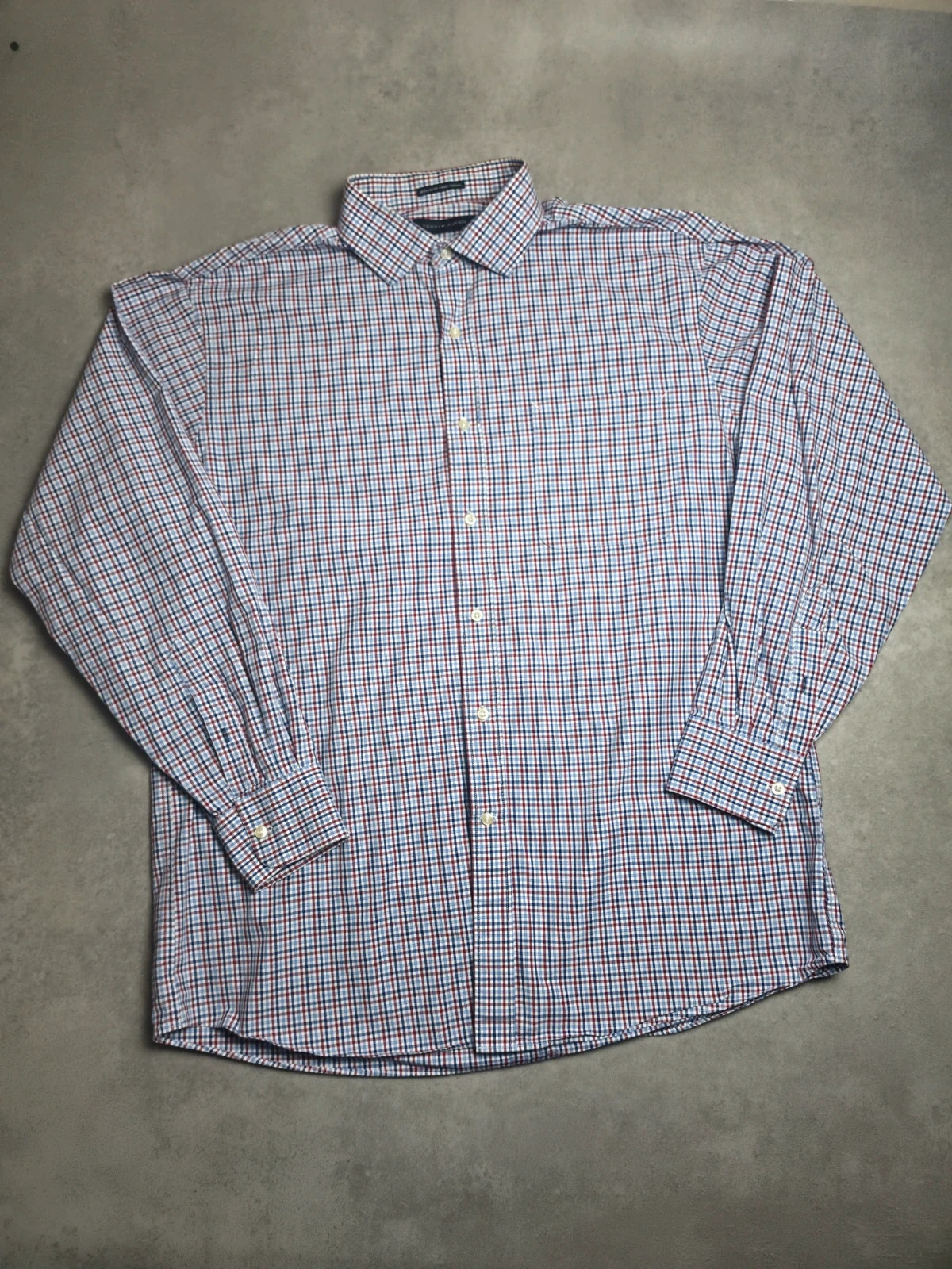 Chemise manche longue Tommy hilfiger Bleu, Rouge taille L
