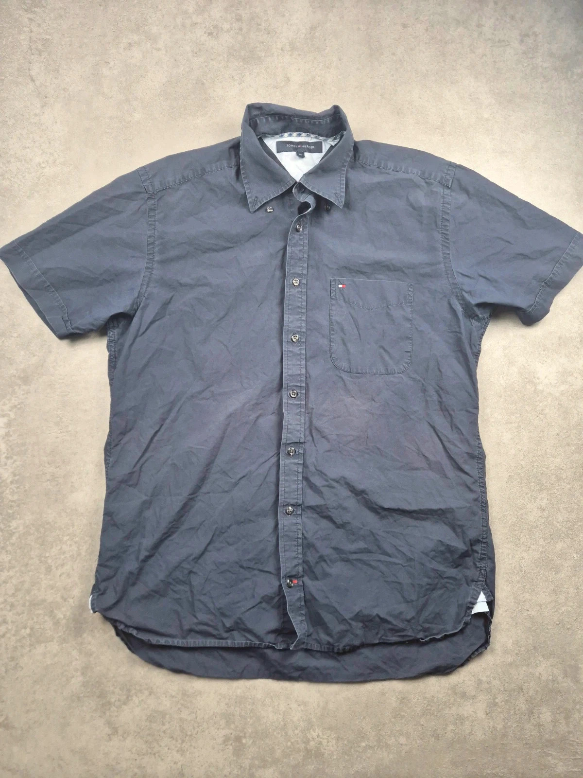 Chemise manche courte Tommy hilfiger Bleu Marine taille M