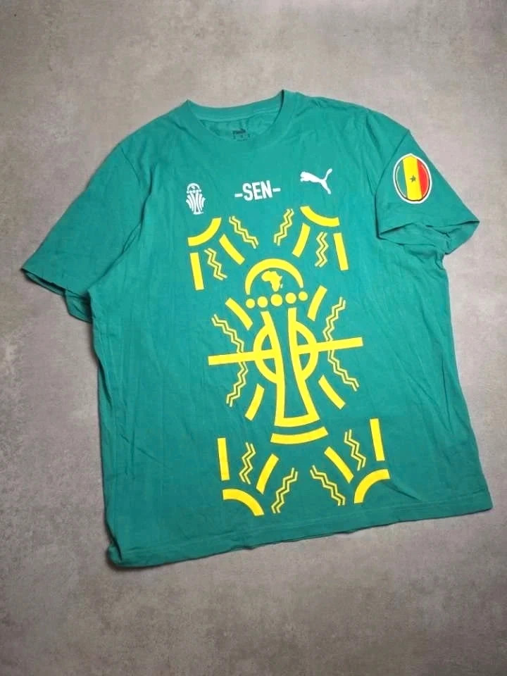 T-shirt officiel puma equipe nationale du sénégal can 2023