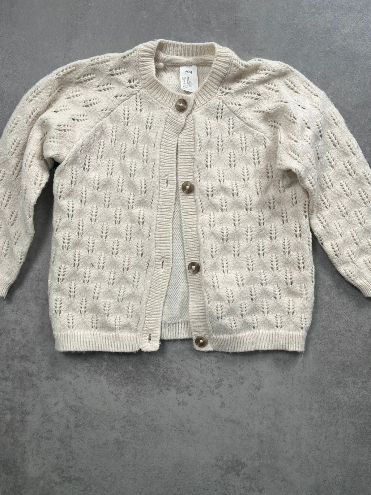 Gillet H&m Creme Taille 2A