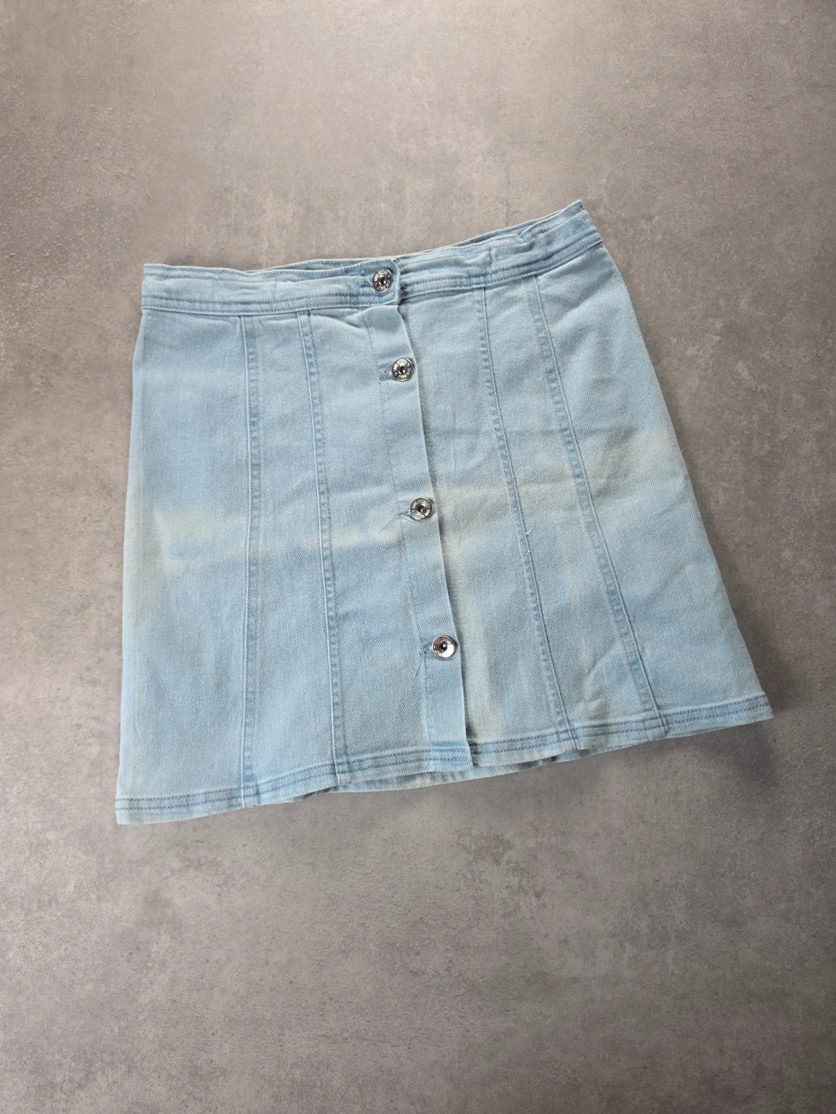 Jupe en jean Sinsay boutonnée bleu clair 152cm SIN041