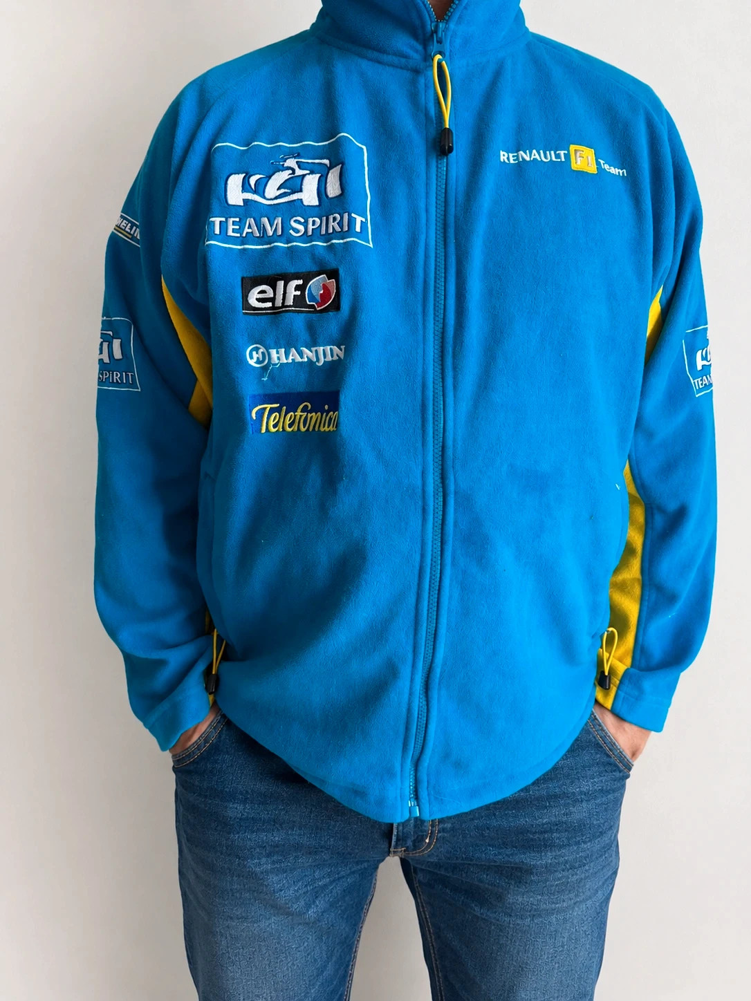 Veste polaire Renault F1 Team Spirit vintage Alonso 2006 bleu XL officielle