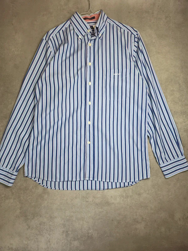Chemise manche longue Gant Bleu taille S GA462