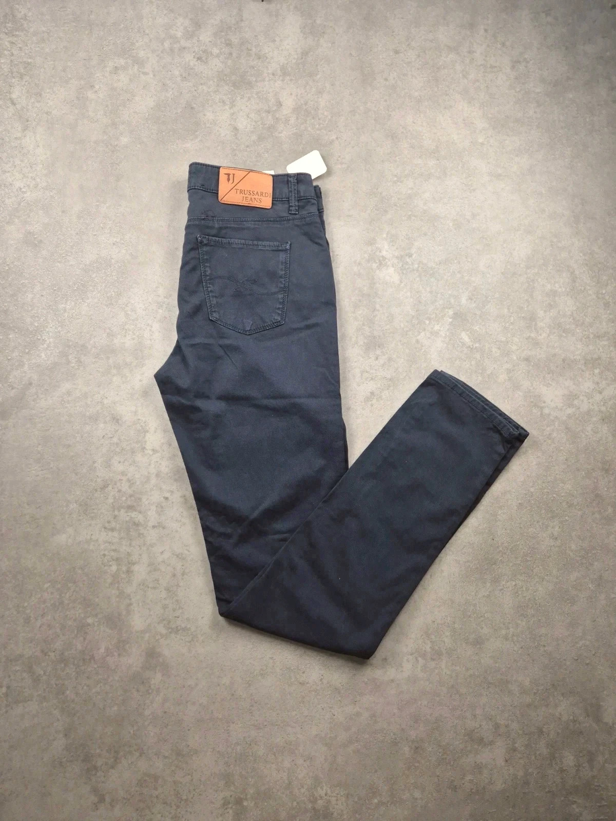Jeans droit Trussardi Bleu Marine taille 38 147O