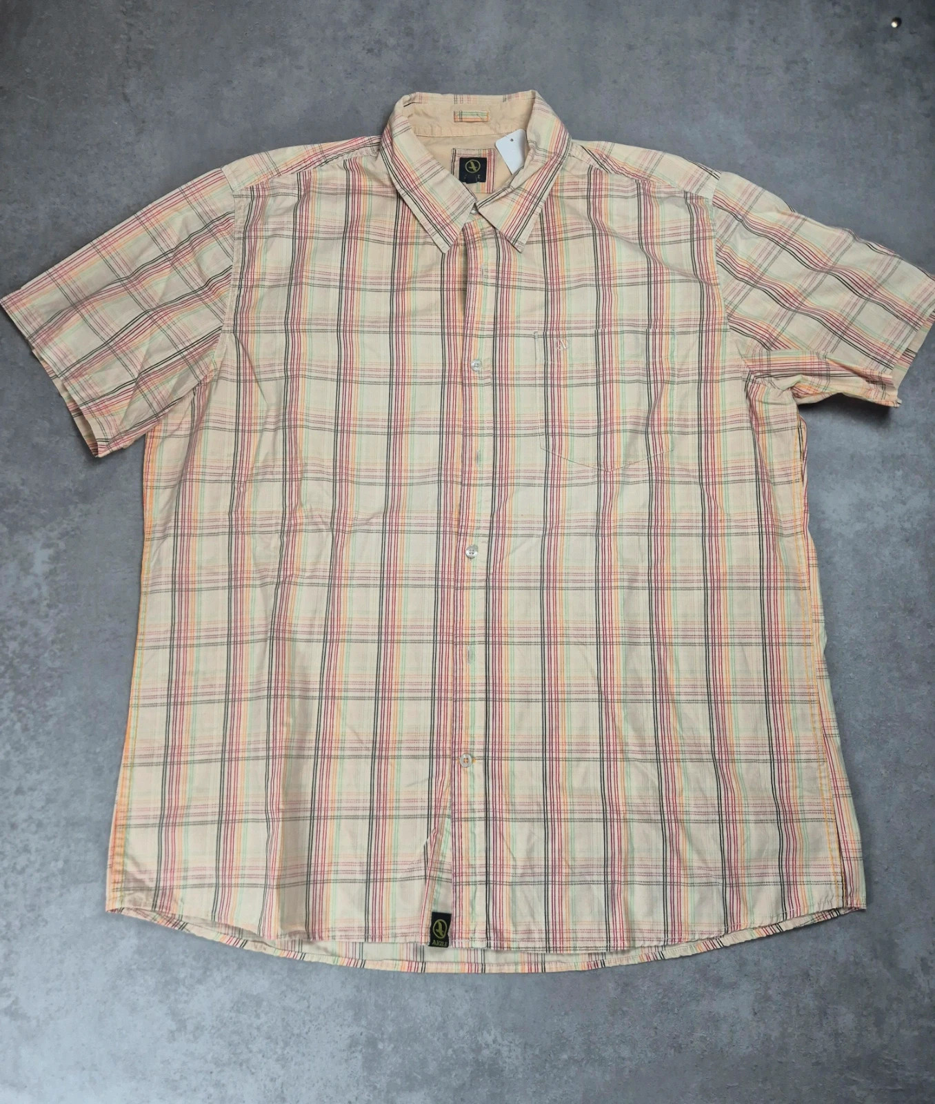 Chemise à carreaux Aigle Rose Pâle taille XXL AI180