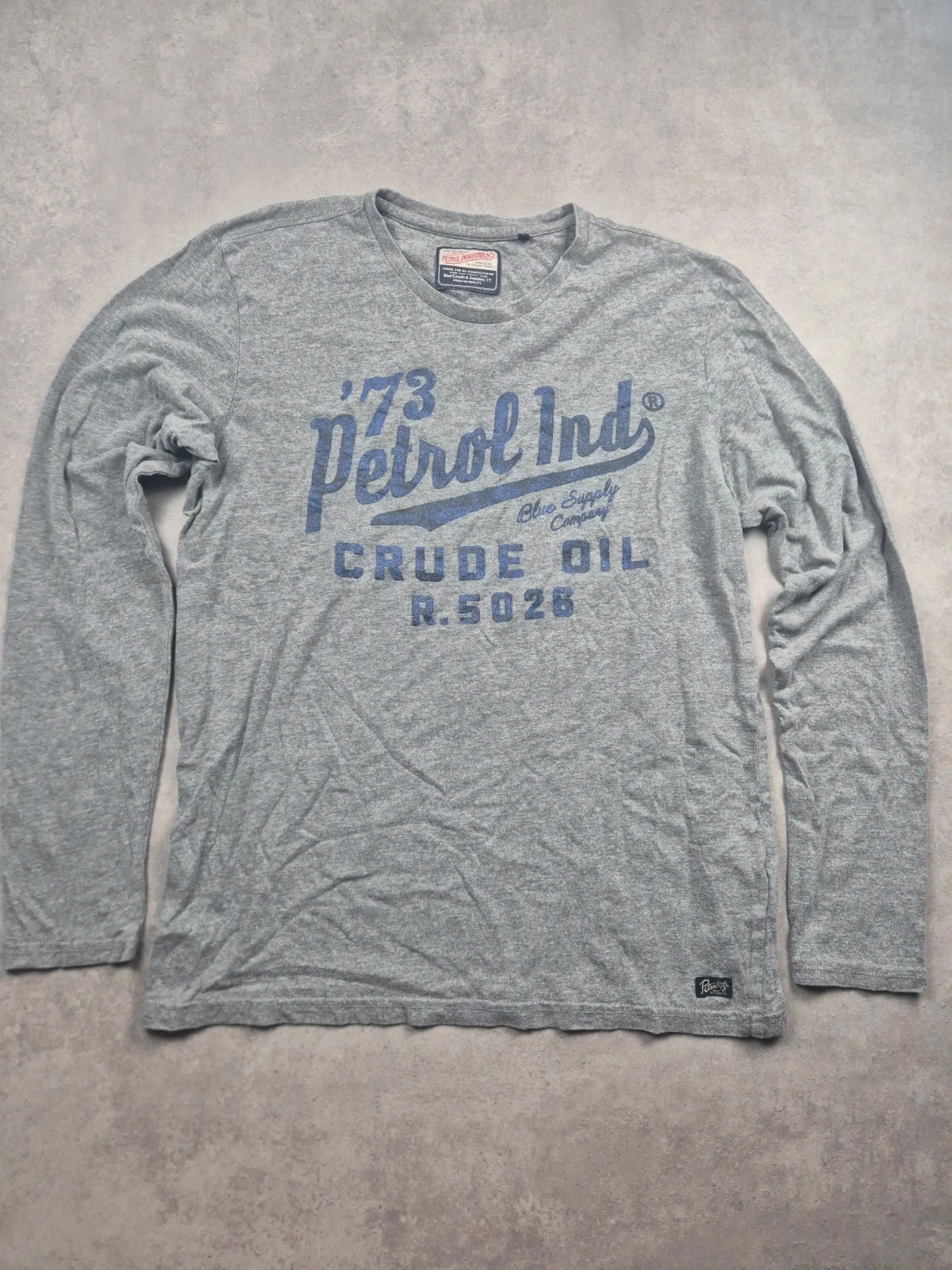 Tee-shirt manche longue Petrol industries Gris taille M