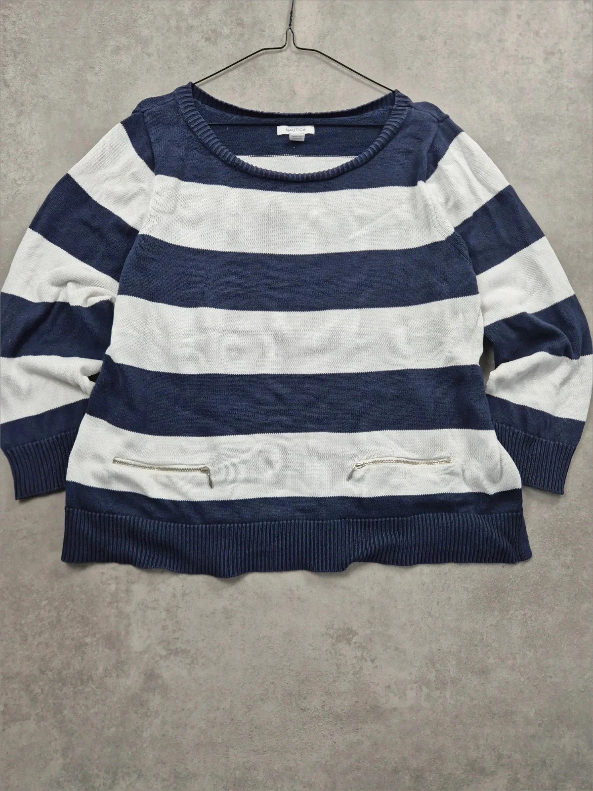 Pull Nautica Marine Taille XXL