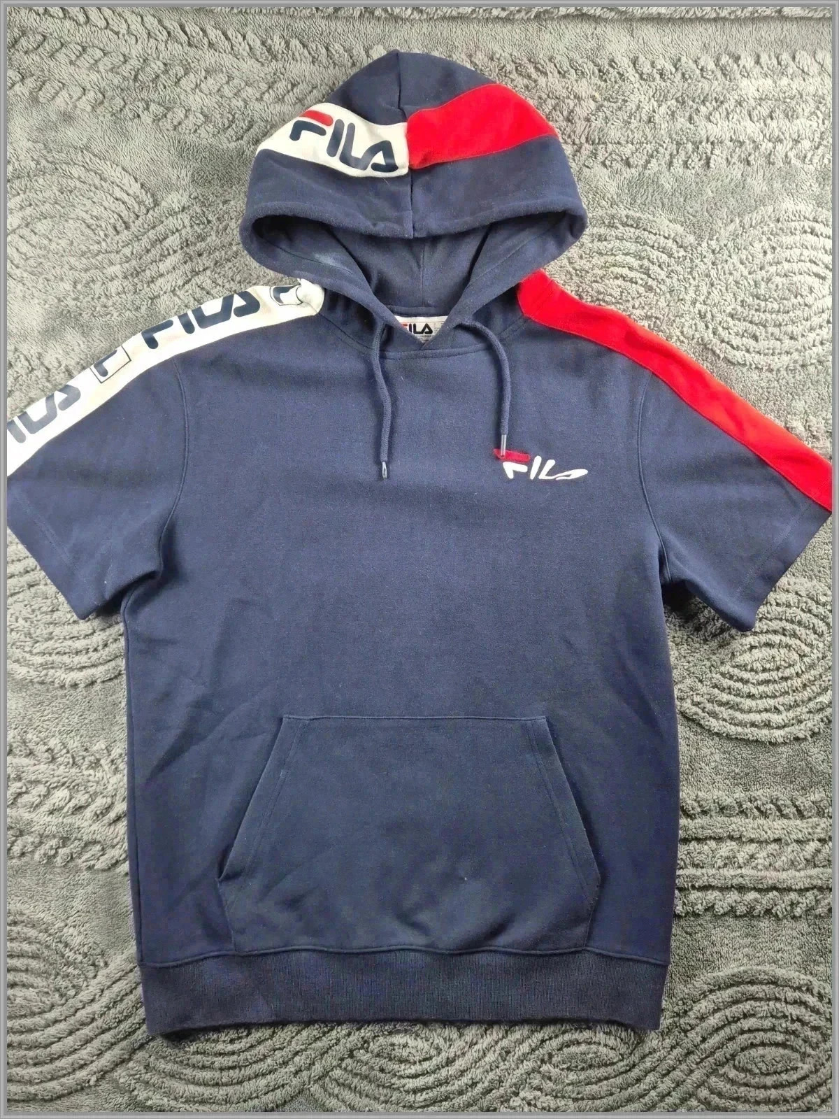 Sweat à Capuche Sans Manches – Bleu Marine – Taille S