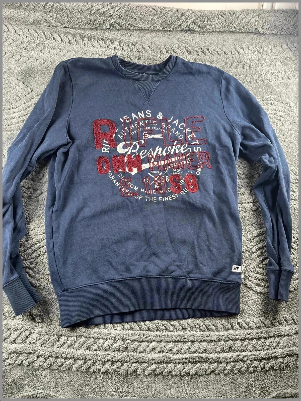 Pull RIFLE – Bleu Marine – Taille L