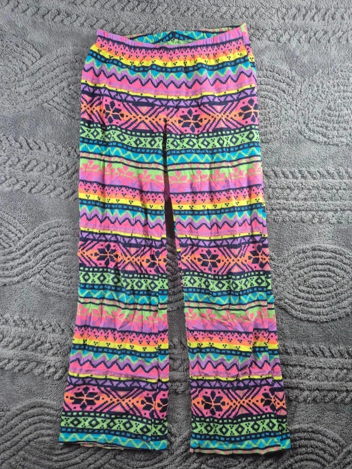 Bas de Pyjama Multicolore Justice – Taille 12 Ans – Ininflammable