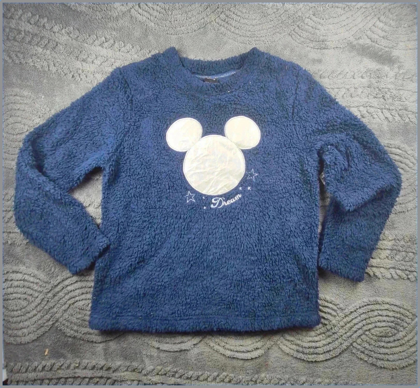 Pull pilou pilou Disneyland Bleu marine taille S