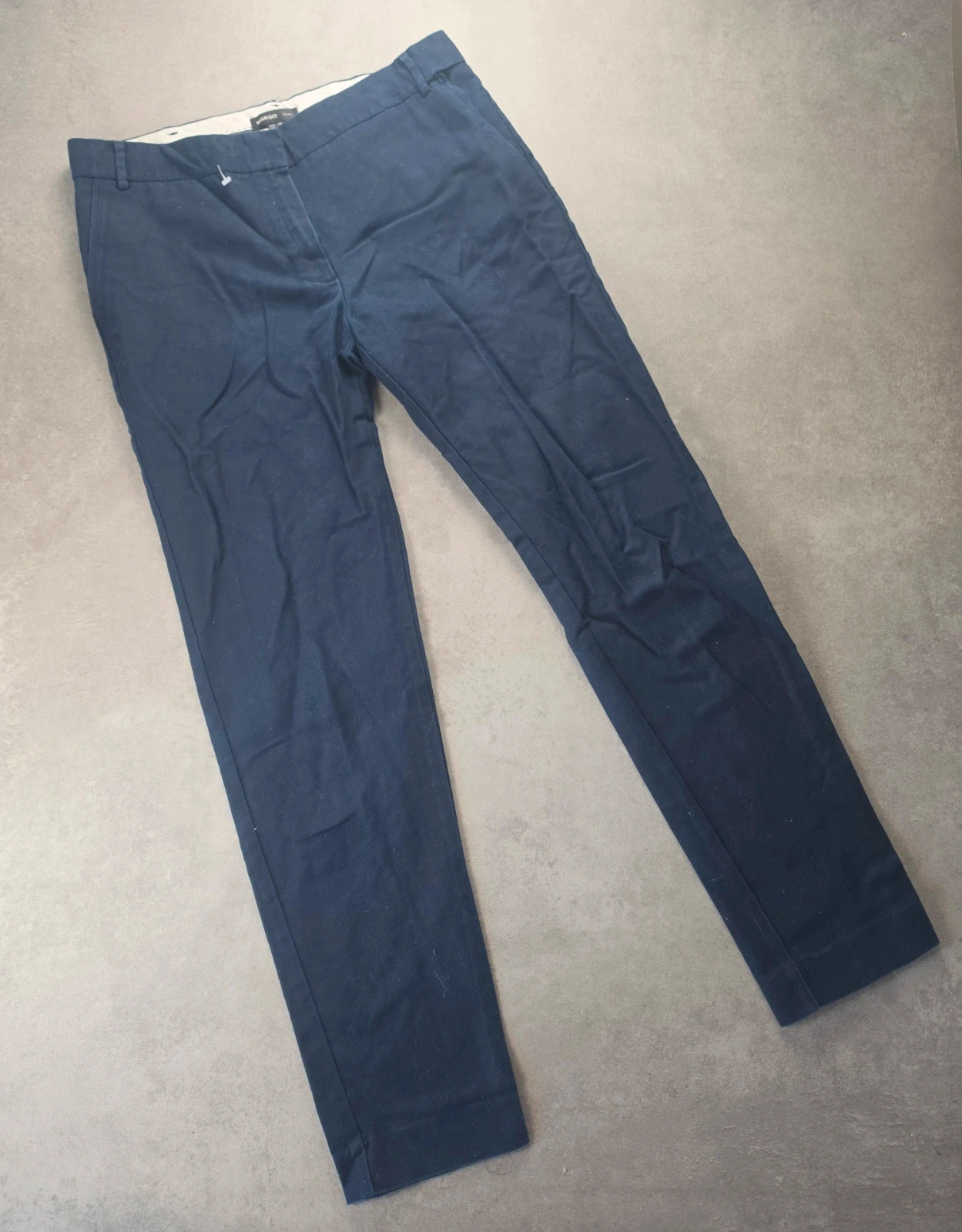 Pantalon Mango Suit chino slim bleu marine EUR 42
