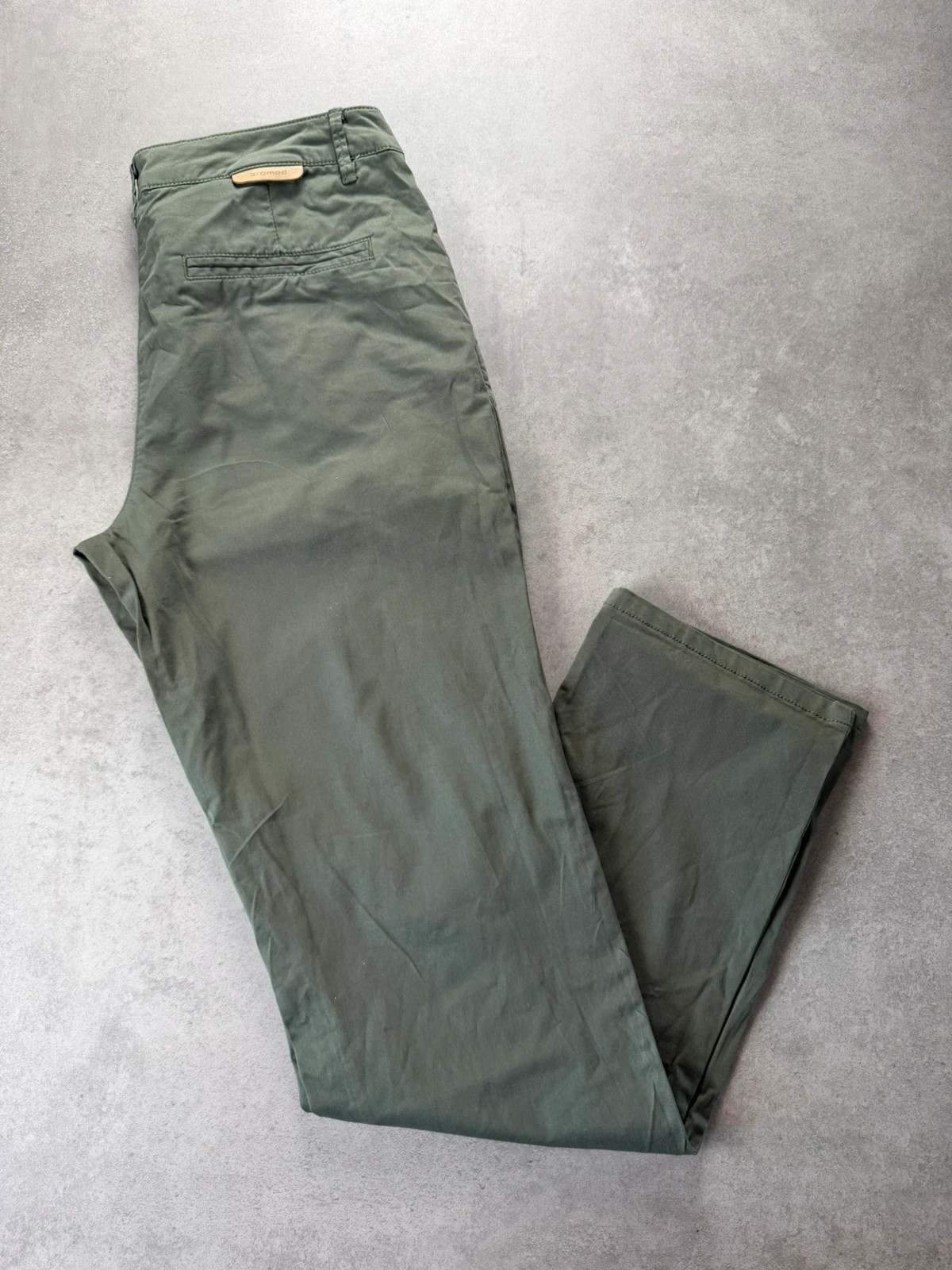 Pantalon chino Promod vert kaki taille 38 PR0164