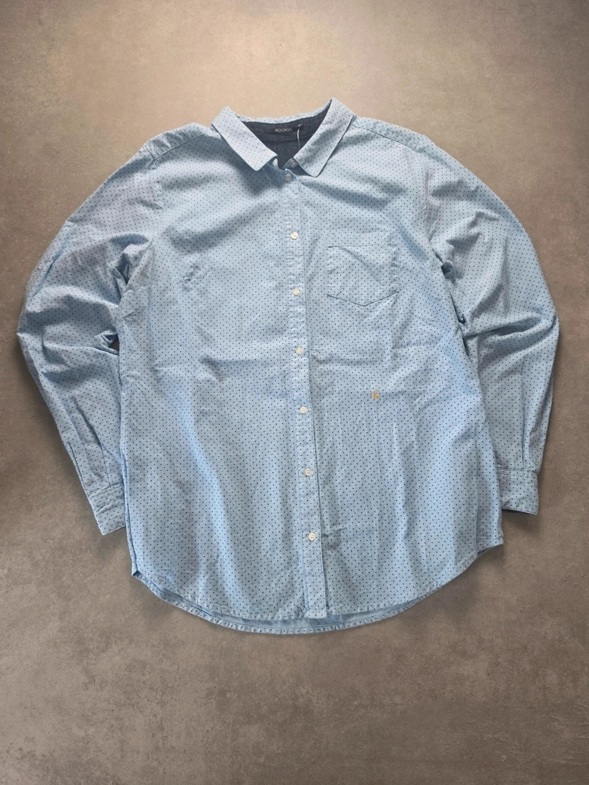 Chemise Kookaï à pois bleu ciel taille 42 KOK1133