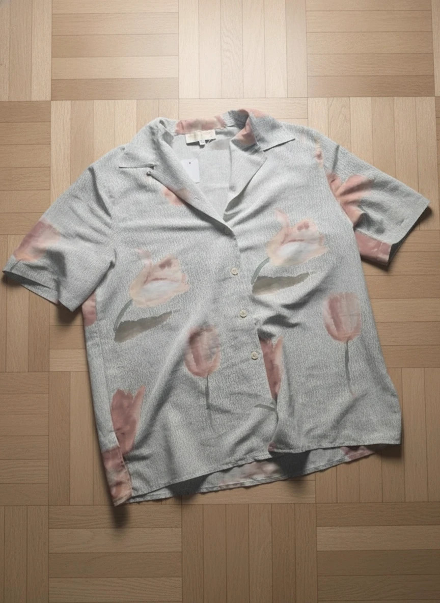Chemise Un Jour Ailleurs vintage fleurs T38 UJA1156