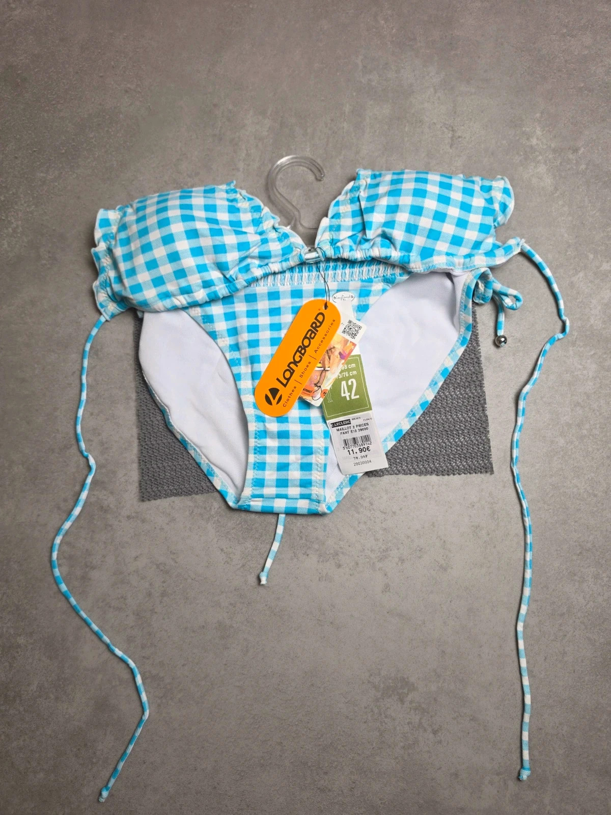 Ensemble maillot de bain Longboard Turquoise taille 42