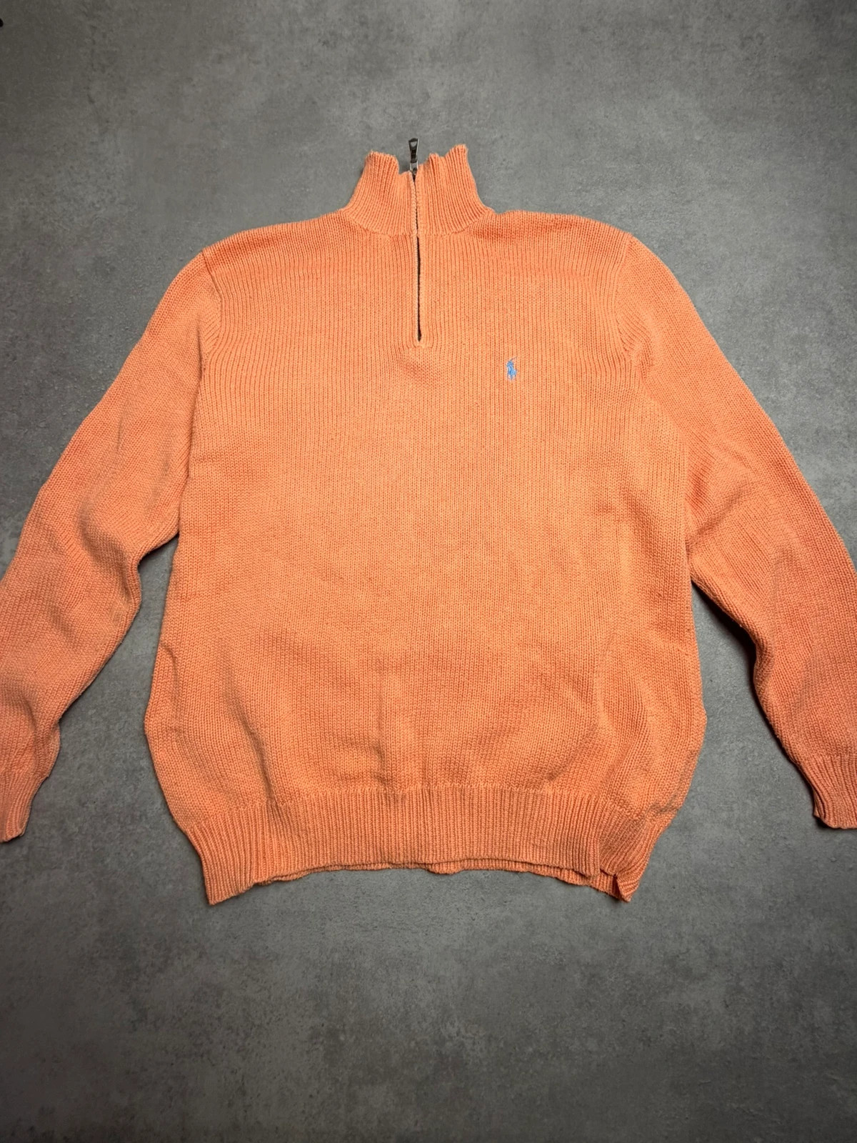 Halzip pull Polo by ralph lauren Orange taille S