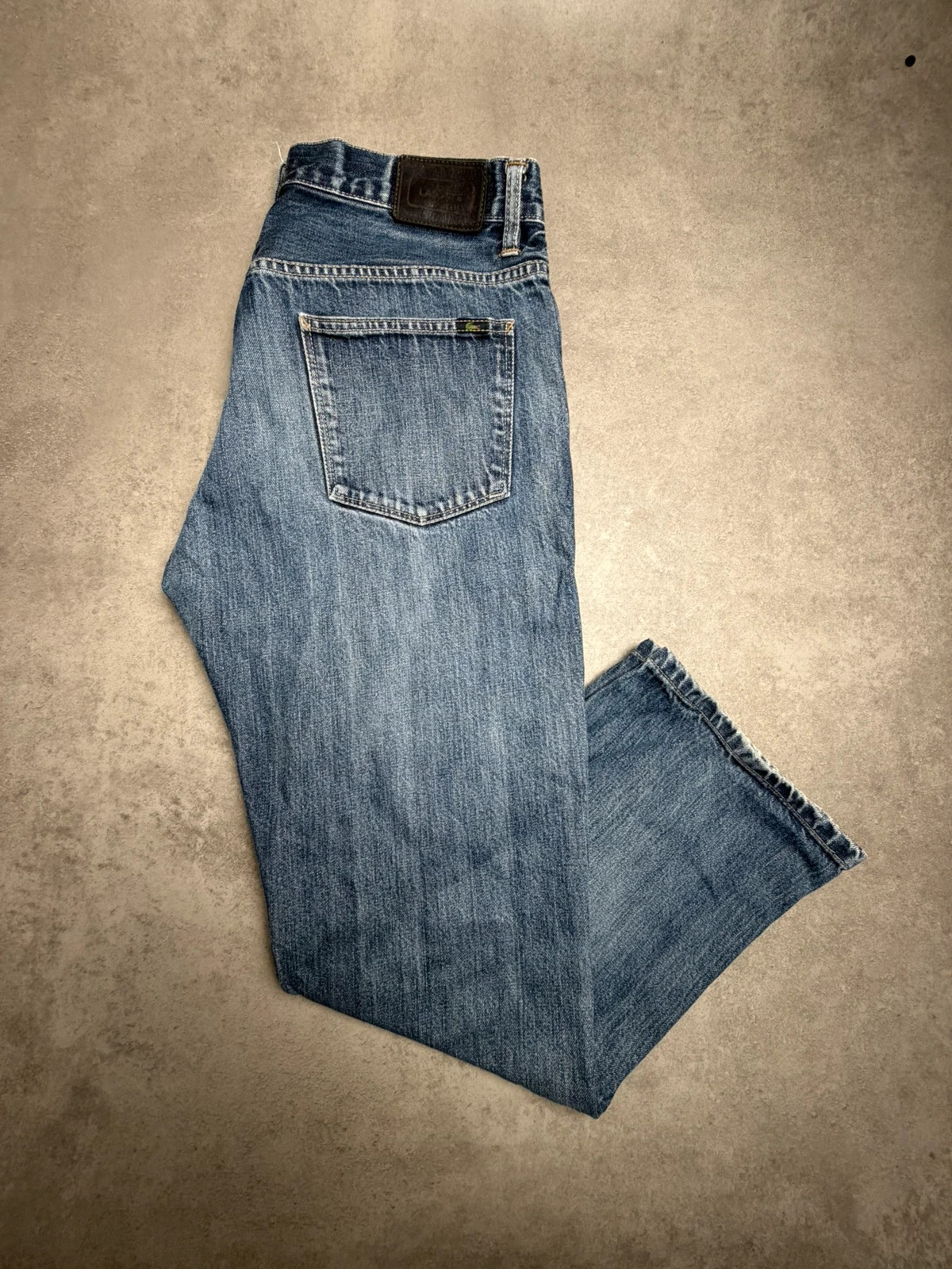 Jeans droit Lacoste Bleu taille 46